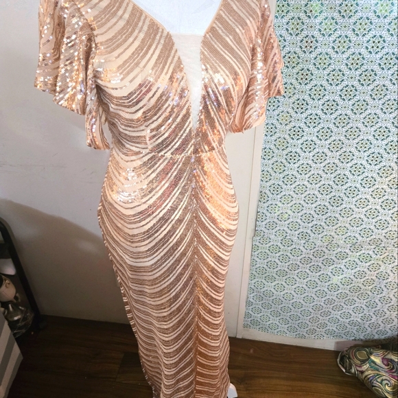 Maxi glitter dress - Picture 3 of 4